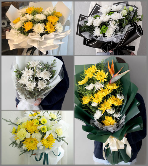 广东汕尾市海丰县鲘门镇朝面山村白事花束代送